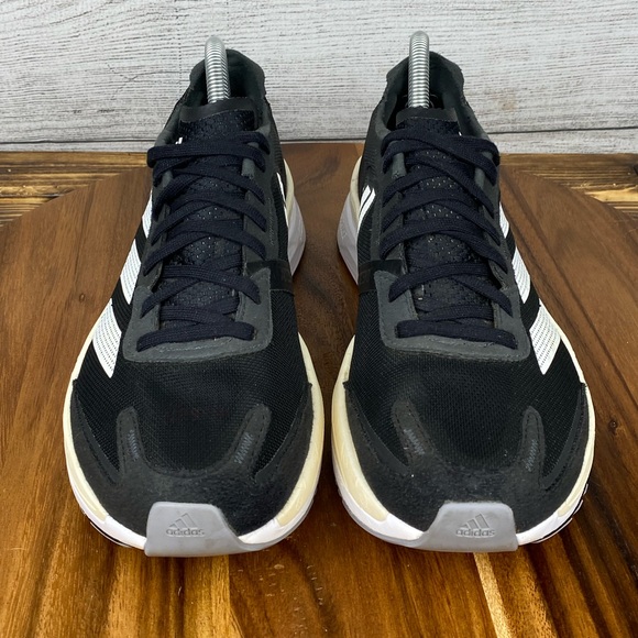 adidas Adizero Boston 11 Black White Running Shoe GX6657 Womens Sneaker Size 8.5 - Picture 7 of 11